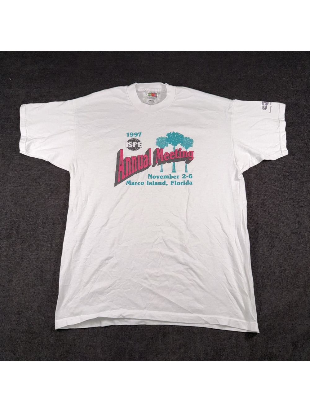 1997 ISPE Annual Meeting Marco Island Florida White T-Shirt XL